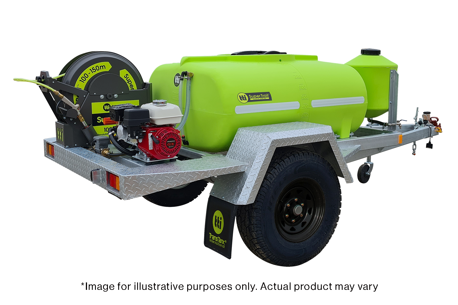 1100L SuperTrail™ Trailed Sprayer with Single SuperReel™